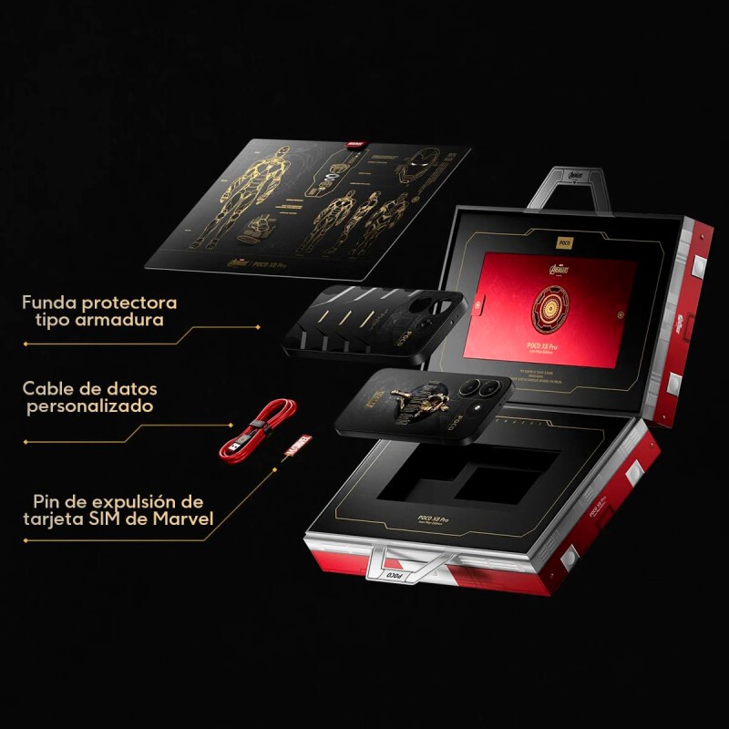 Celular Xiaomi Poco X8 Pro 5G 512GB 12GB Iron Man Edition Celular Xiaomi Poco X8 Pro 5G 512GB 12GB Iron Man Edition