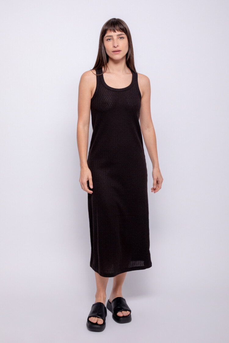 VESTIDO KNOT Negro