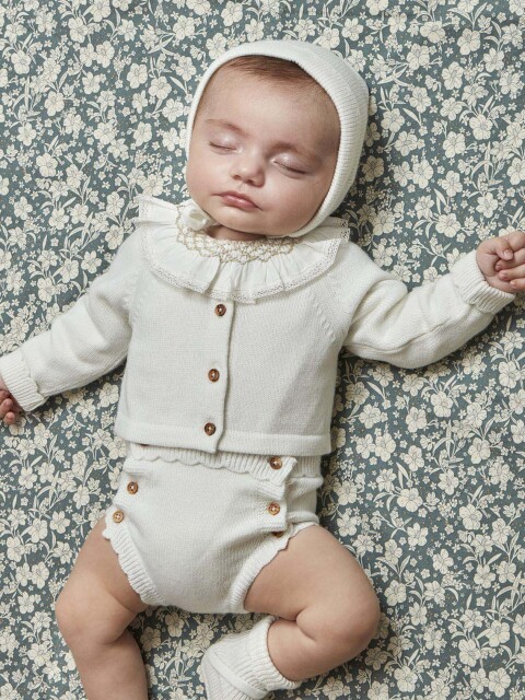 Chaqueta Cashmere Crudo