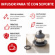 Infusor con soporte INOX