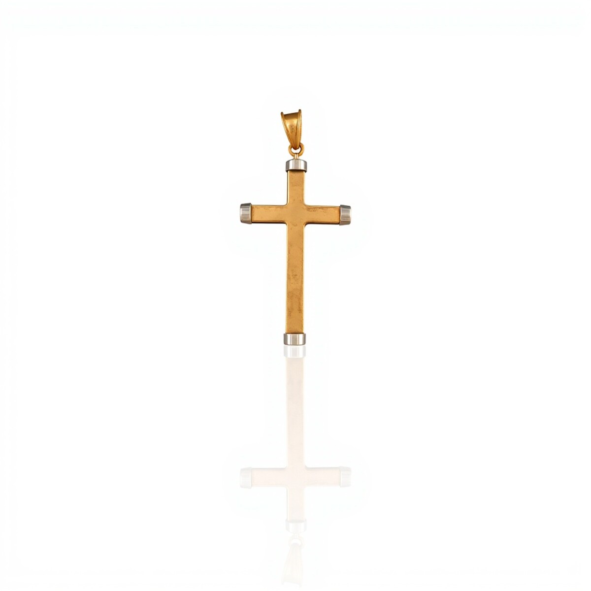 Dije Cruz-Oro bajo-Sin piedra-CP8580 - sinpiedra 