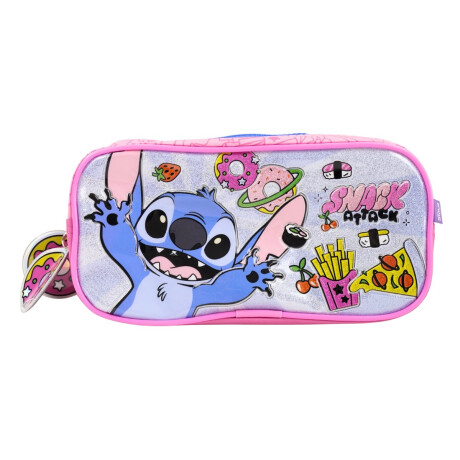 Cartuchera Stitch Snack Attack doble cierre Cartuchera Stitch Snack Attack doble cierre
