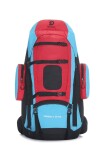 Mochila mochilera de trekking impermeable - Rojo ROJO Y CELESTE