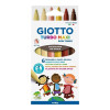 Marcadores Giotto Turbo Maxi Skin Tones 6 Colores Marcadores Giotto Turbo Maxi Skin Tones 6 Colores