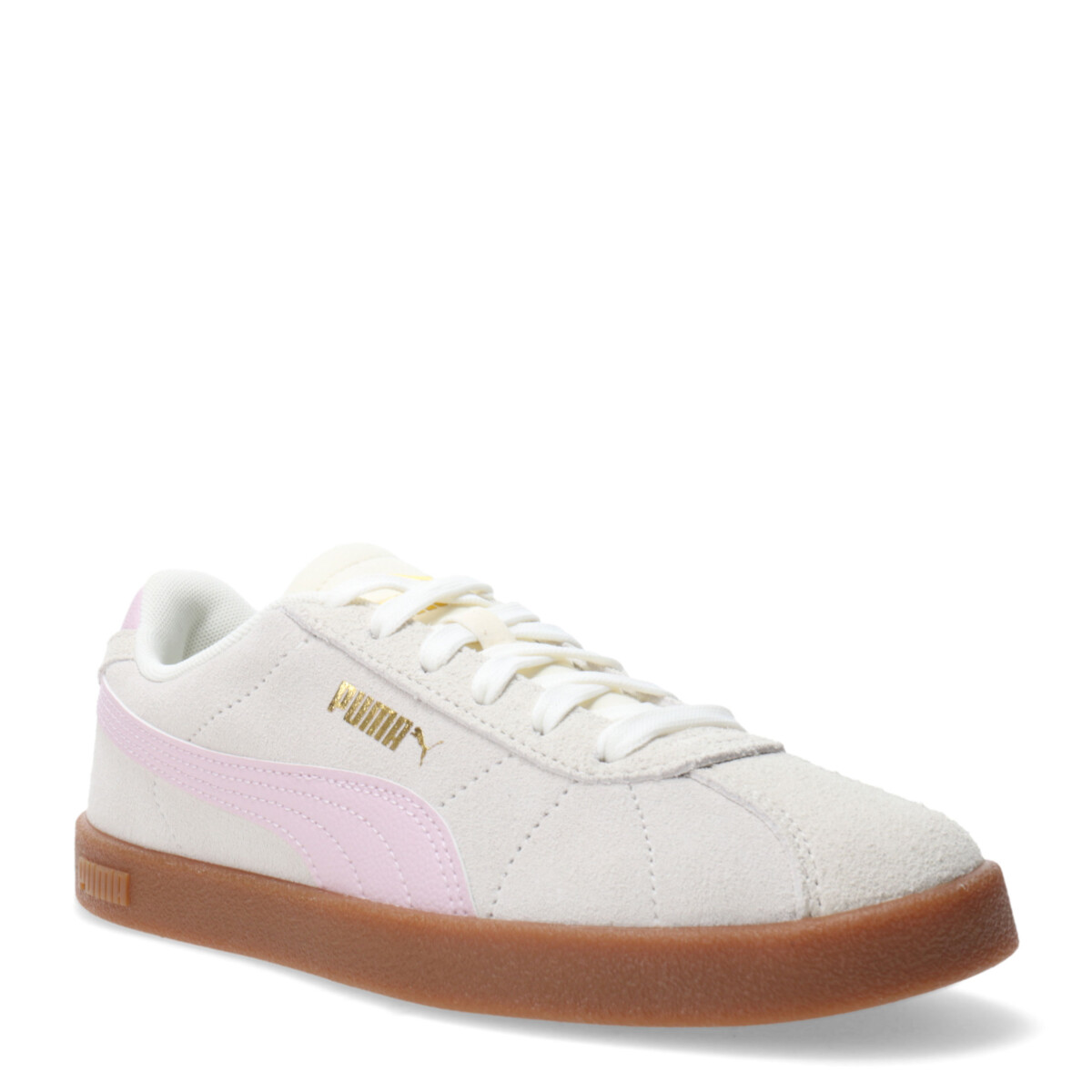 Championes de Mujer Puma Club II W - Beige Arena - Rosa - Dorado 