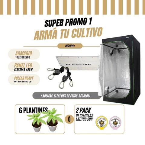Promo 1 / SETUP COMPLETO PARA ARRANCAR TU CULTIVO Promo 1 / SETUP COMPLETO PARA ARRANCAR TU CULTIVO