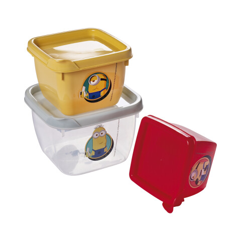 Pack x 3 Recipientes Minions U