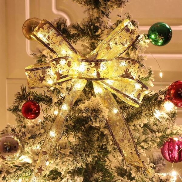 Guia Guirnalda Cinta Navidad Decoraciones Luz Calida A Pilas Variante Color Cálida