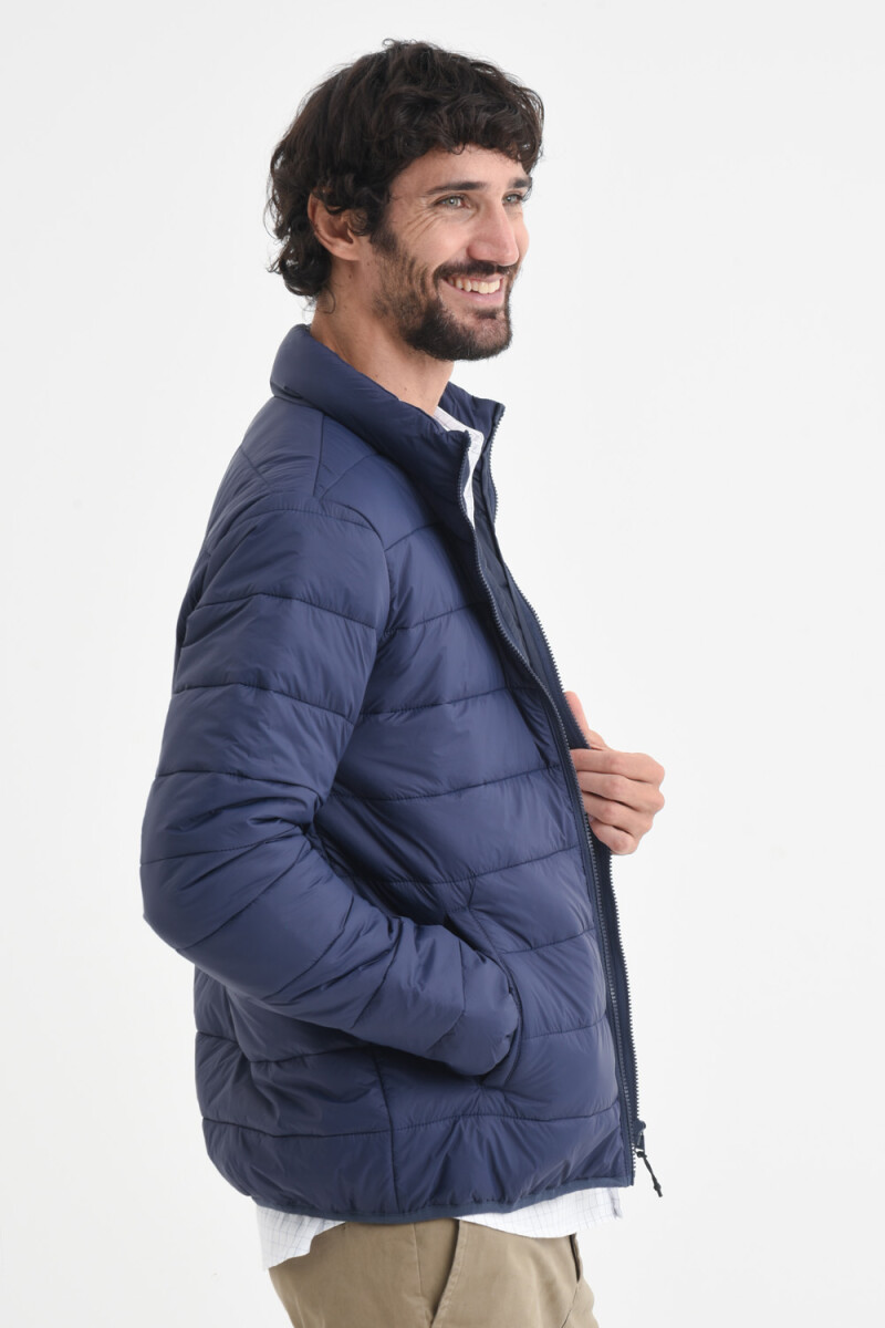 Campera capitoneada Azul marino