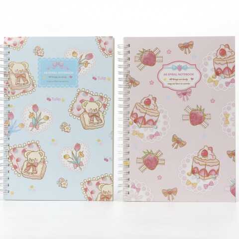 CUADERNO A5 CON ESPIRAL (FRUTILLA DULCE) CUADERNO A5 CON ESPIRAL (FRUTILLA DULCE)