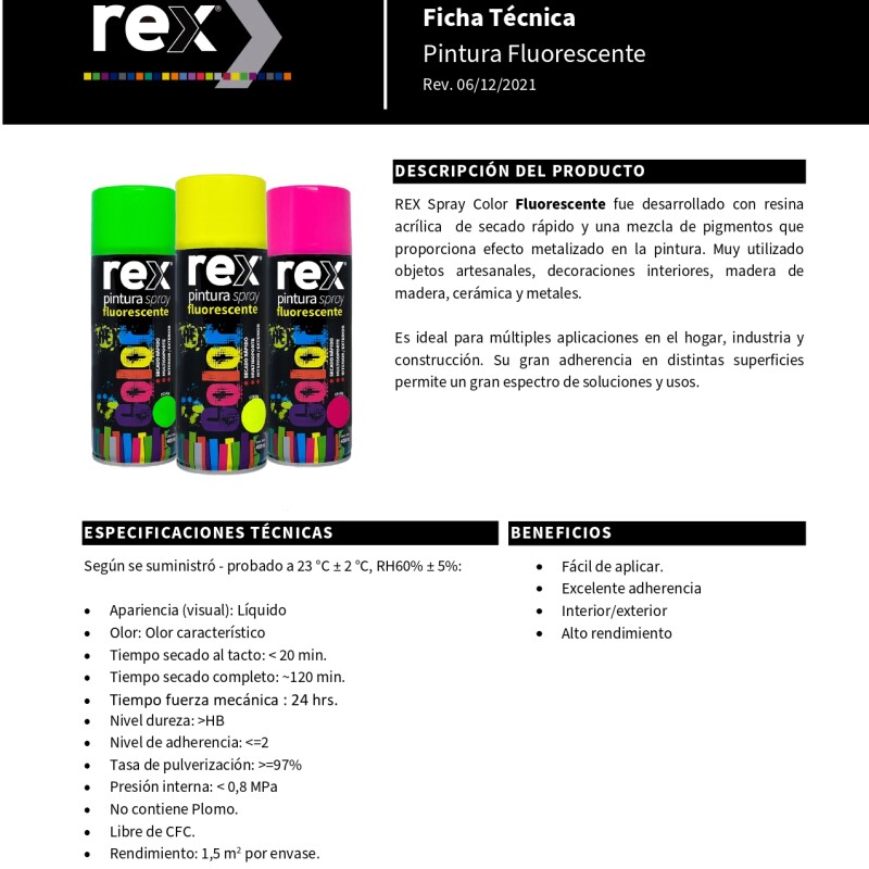 Pintura Aerosol Spray Fluorescente Secado Rápido Amarillo