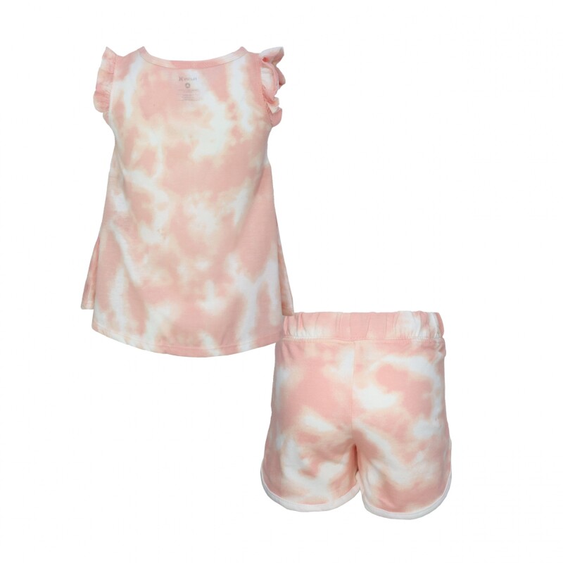 Conjunto FLUTTER SLV TEE SHORT SET de Niña Multicolor