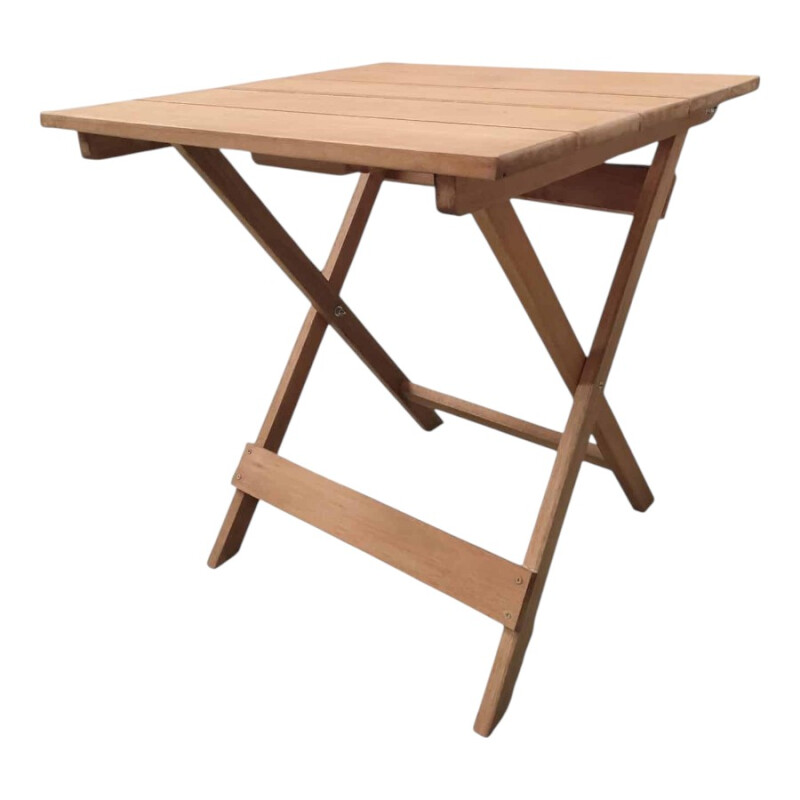 Mesa Plegable Cuadrada Eucaliptus 70x70 cm Mesa Plegable Cuadrada Eucaliptus 70x70 cm