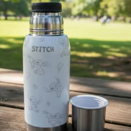 Termo DLS7184 Stich 750Ml Acero Inoxidable Universo Binario BLANCO