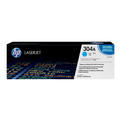 HP TONER CC531A 304A CYAN 2020/2025/2030/2320 DN 2800 CPS Hp Toner Cc531a 304a Cyan 2020/2025/2030/2320 Dn 2800 Cps