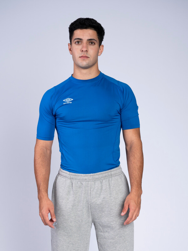 Remera Térmica Manga Corta Umbro Hombre Amarillo