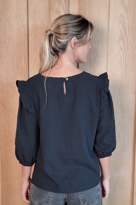 Blusa Bianca Negro