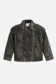 Campera eco cuero NEGRO