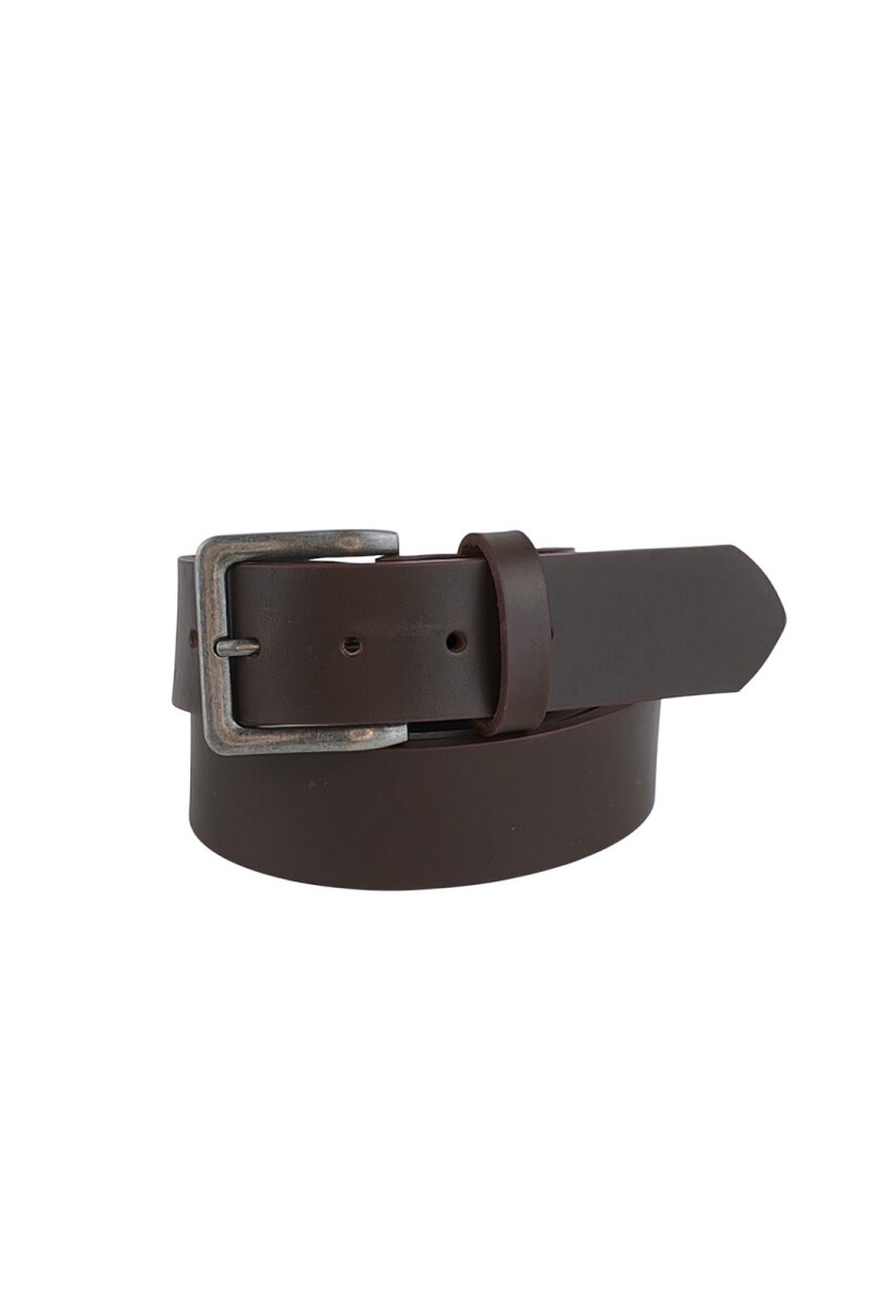 Cinturon de cuero 40 mm Negro