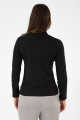 Polera algodón elastano Negro