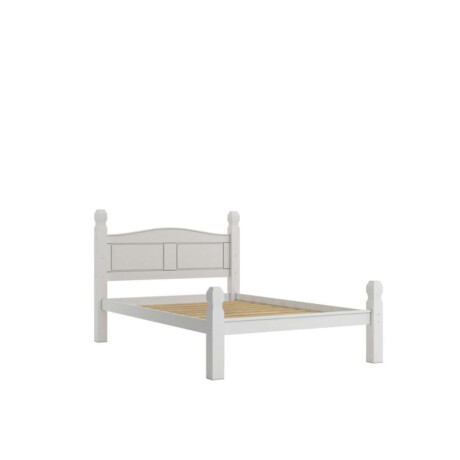 Cama 2 Plazas Madera Maciza Linea Mexicana