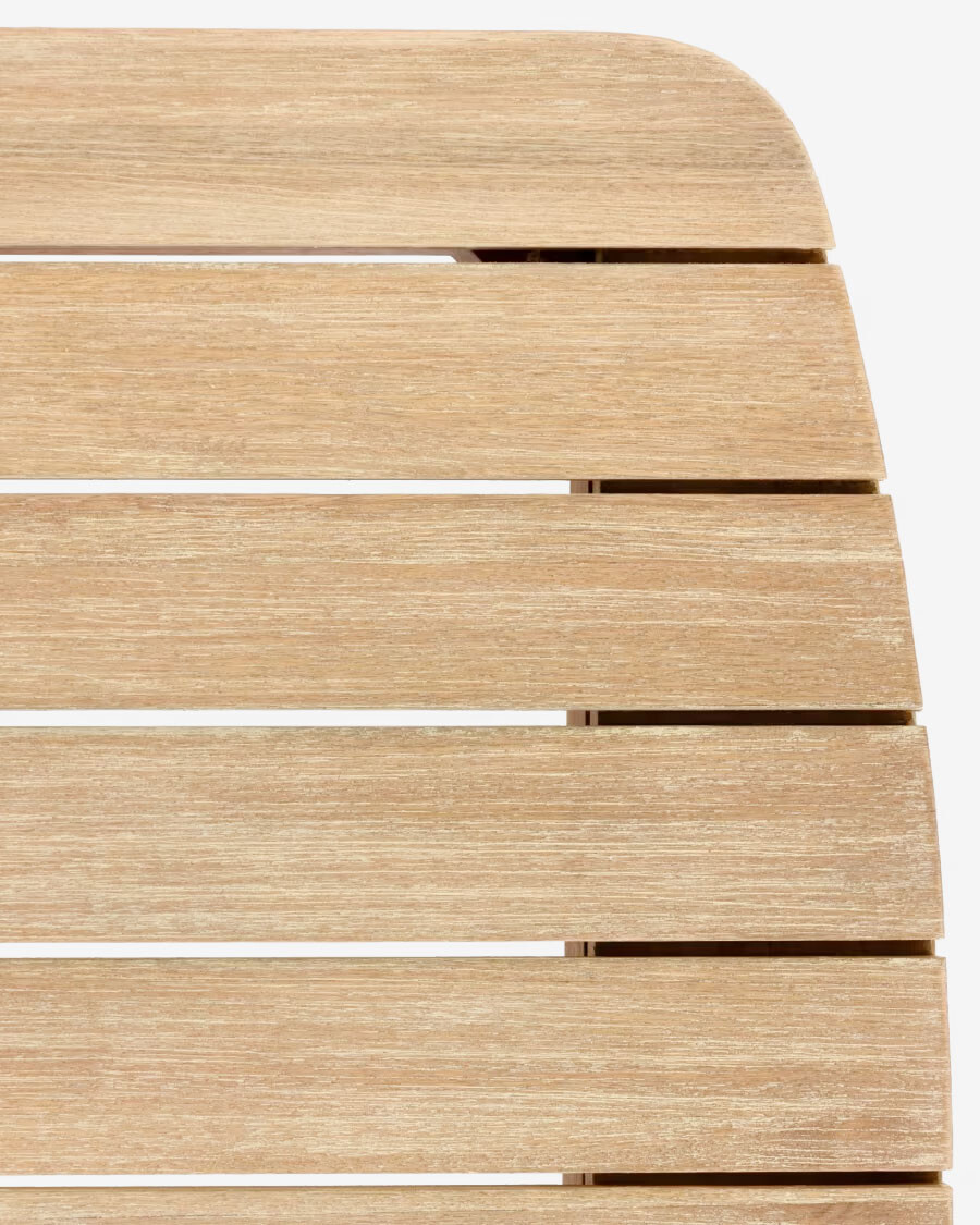 Mesa Sheryl de madera maciza de eucalipto 90 x 90 cm FSC 100% Mesa Sheryl de madera maciza de eucalipto 90 x 90 cm FSC 100%