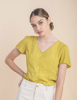 BLUSA CORDELIA Amarillo