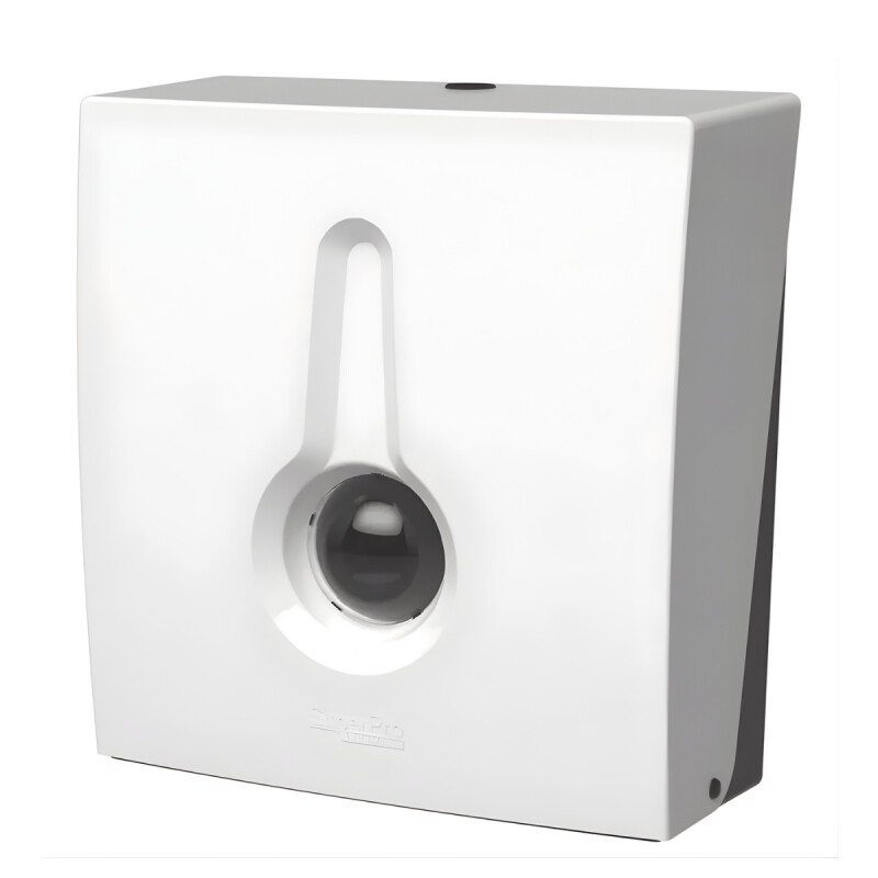 Dispensador de papel toalla + 1000 toallas BLANCO