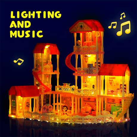 Casa de Muñecas Bay Dreamy Grande con Música y Luces 001
