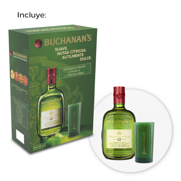 BUCHANAN'S 12 1LT + 1 VASO BUCHANAN'S 12 1LT + 1 VASO