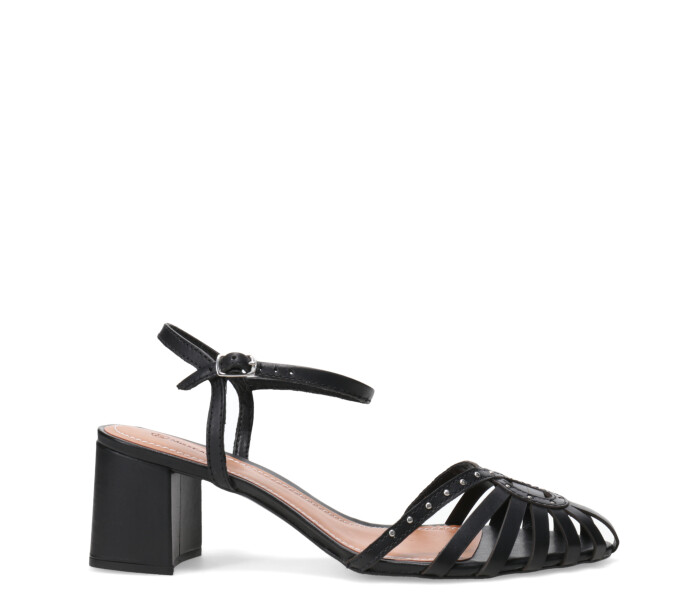 Sandalias de Mujer Miss Carol con Taco Negro