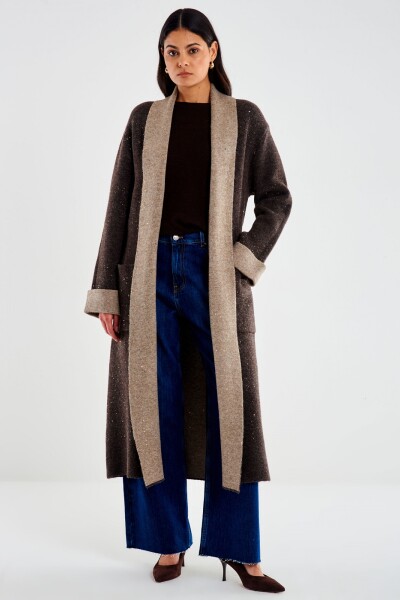 SACO TEJIDO Marron