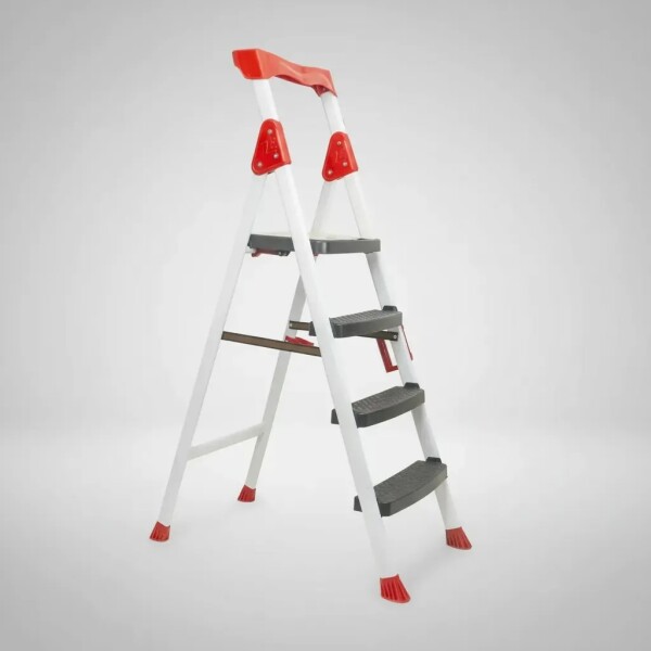 Escalera Plegable De 4 Escalones Hasta 150 Kg Zln0683 ESCALERA PLEGABLE ZILAN ZLN0683