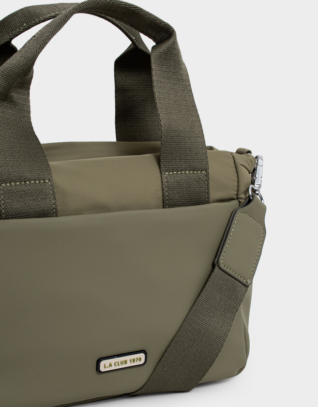City Deportivo Cartera City Engomada - Verde Kaki