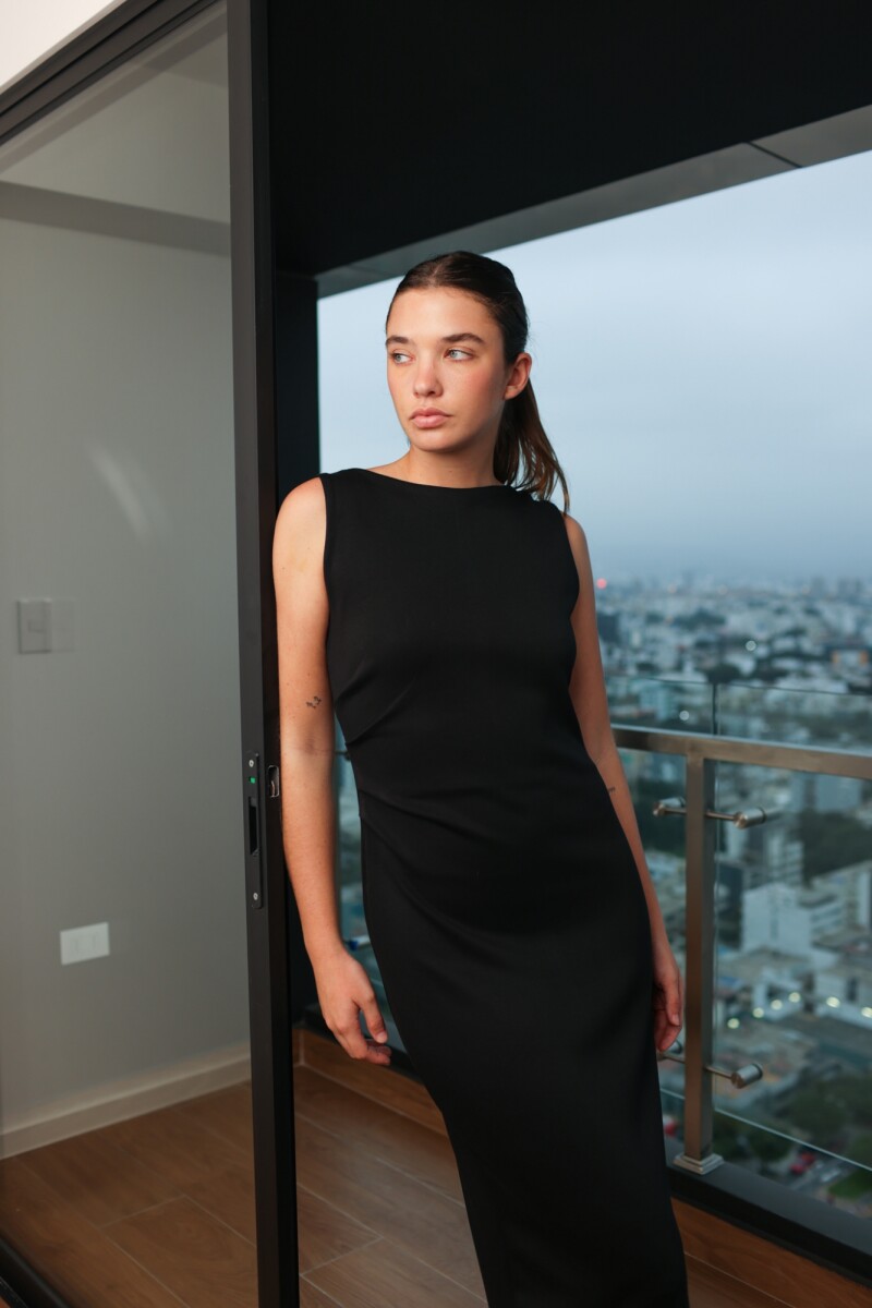 VESTIDO NOA MODAL NEGRO