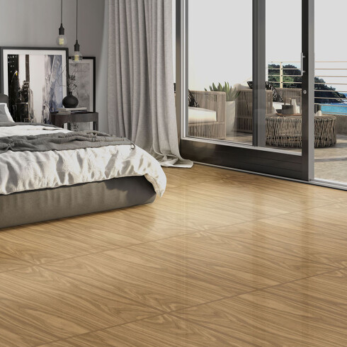 SEMI GRES PISO RECTIFICADO MARRON MADERADO GAMAS DE MARRON