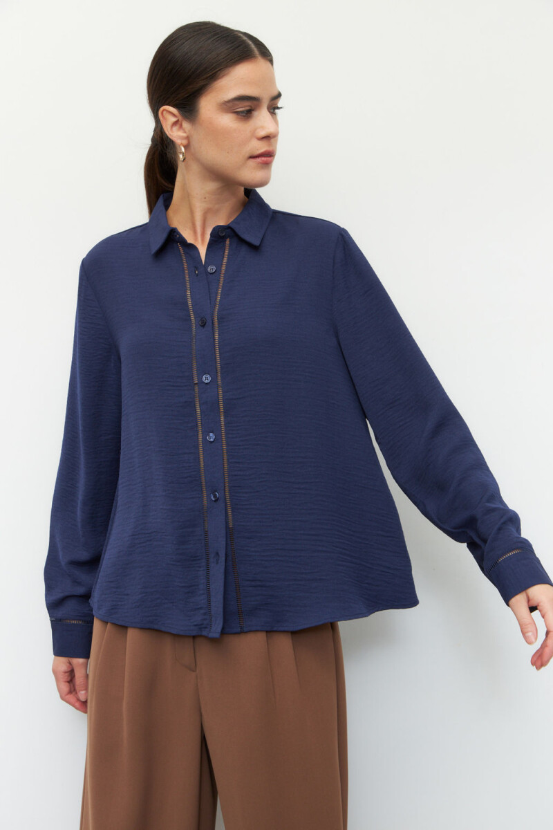 CAMISA TARTARUGA Azul Marino