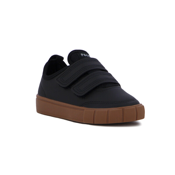 Pe Com Pe Champion Niño C/ Velcro - Negro/caramelo Negro-caramelo