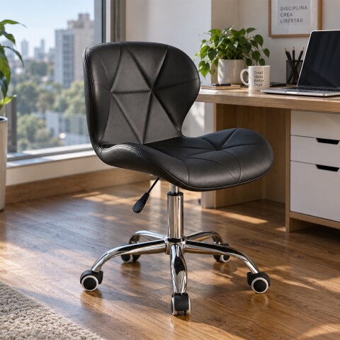 Silla Oficina Imback Escritorio Ergonomica Cuero Sintético IMBACK Color Negro Silla Oficina Imback Escritorio Ergonomica Cuero Sintético IMBACK Color Negro