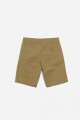 Short de gabardina KHAKI