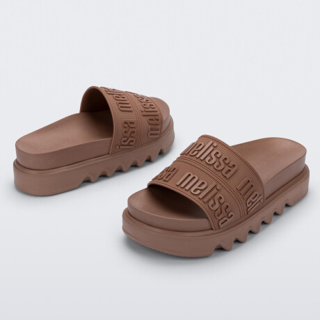 Sandalias Lifestyle Melissa de Dama Cozy Slide 38129BY646 BROWN