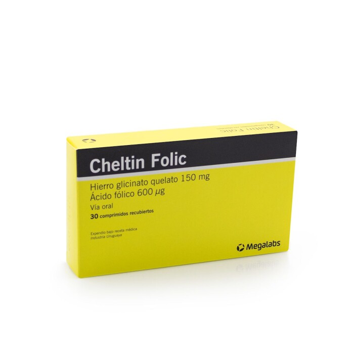 CHELTIN FOLIC CJ X 30 COMPRIMIDOS única