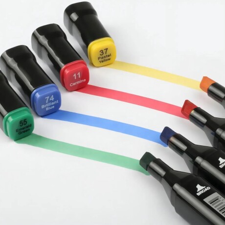 Set De 80 Marcadores Resaltadores Con Doble Punta + Estuche Set De 80 Marcadores Resaltadores Con Doble Punta + Estuche