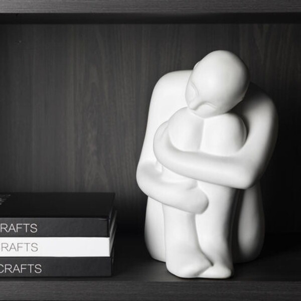 ESCULTURA HUMAN Blanco - Small