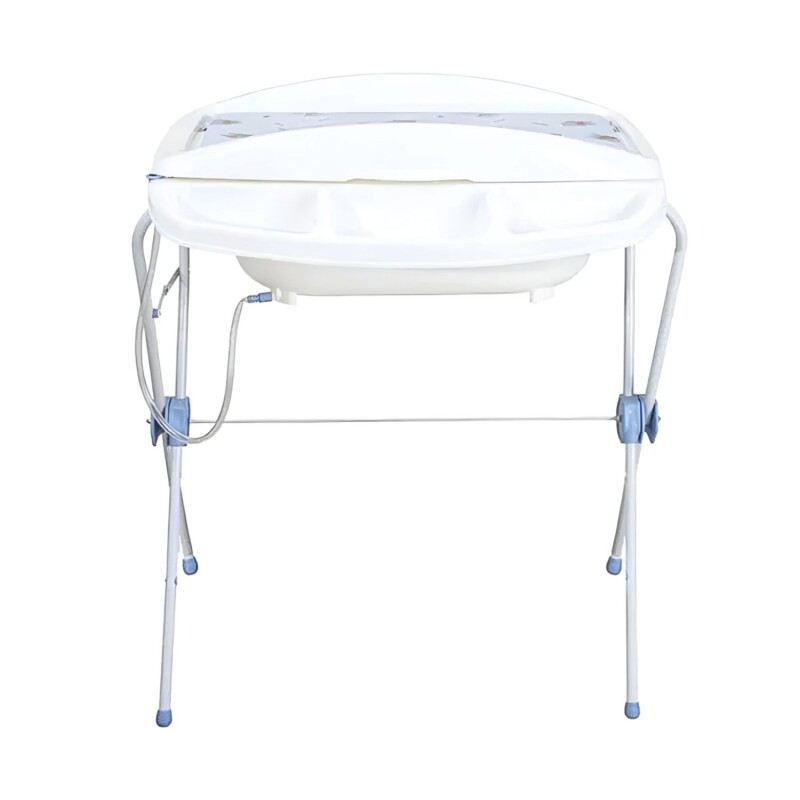 Bañito Catre Plegable para Bebe con Cambiador Bebesit Shower Azul