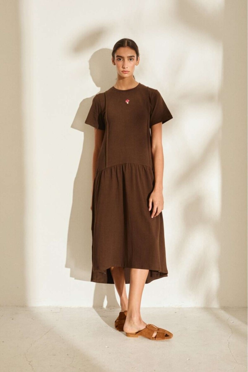 Vestido Cotton Sierra - Chocolate 