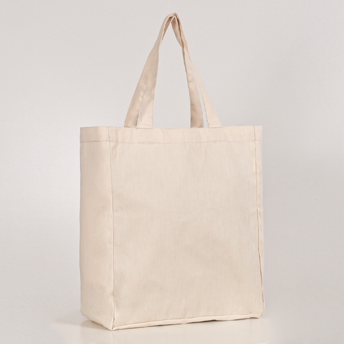 Shopping Bags - Con Fuelle Color Crudo – 35 x 40 cm 
