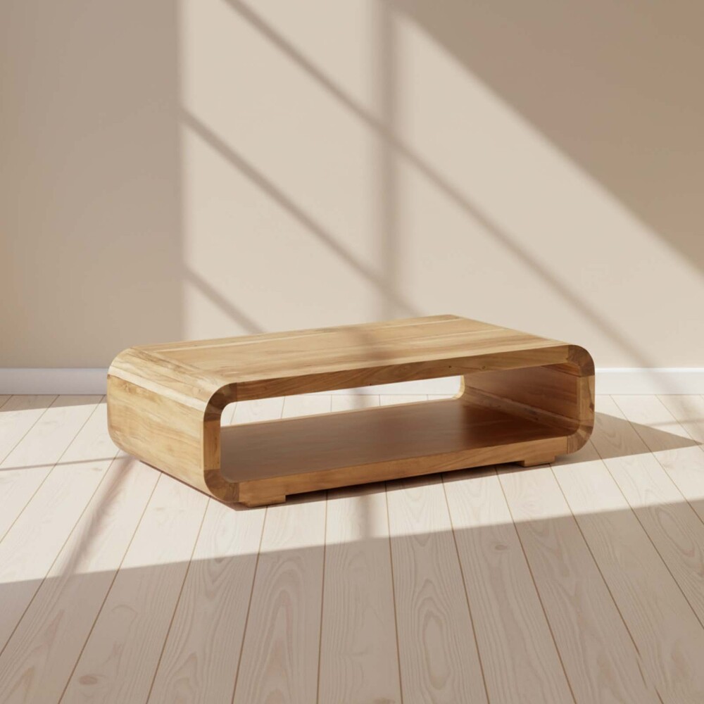 MESA CENTRAL MADERA-ACACIA NATURAL-BEIGE ARCO NATURAL