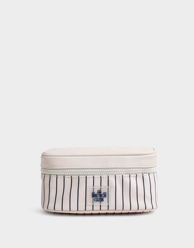 Porta Cosméticos Portacosméticos Puffy Rayado - Estampado Rayas