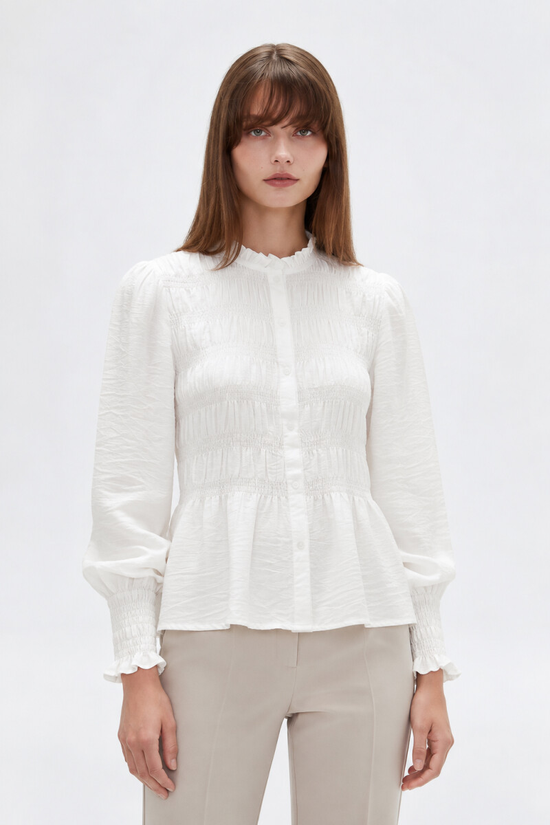 Camisa Olyvar - Blanco 